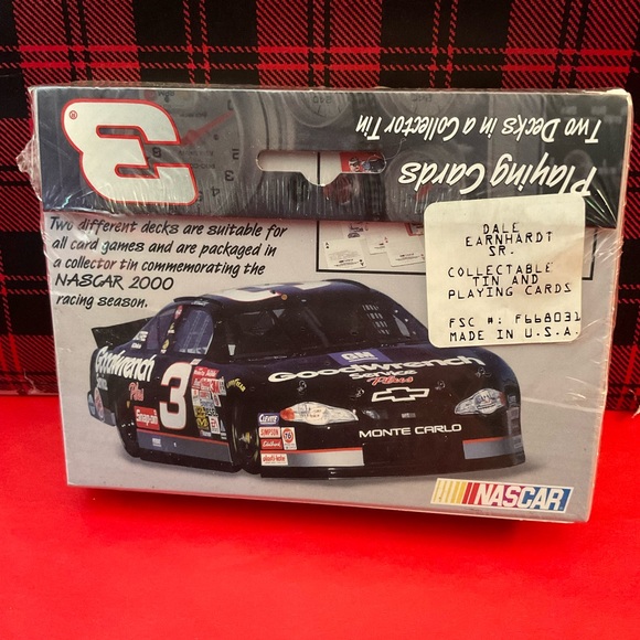2001 Dale Earnhardt Collector Playing Cards in Tin Case - Picture 2 of 4